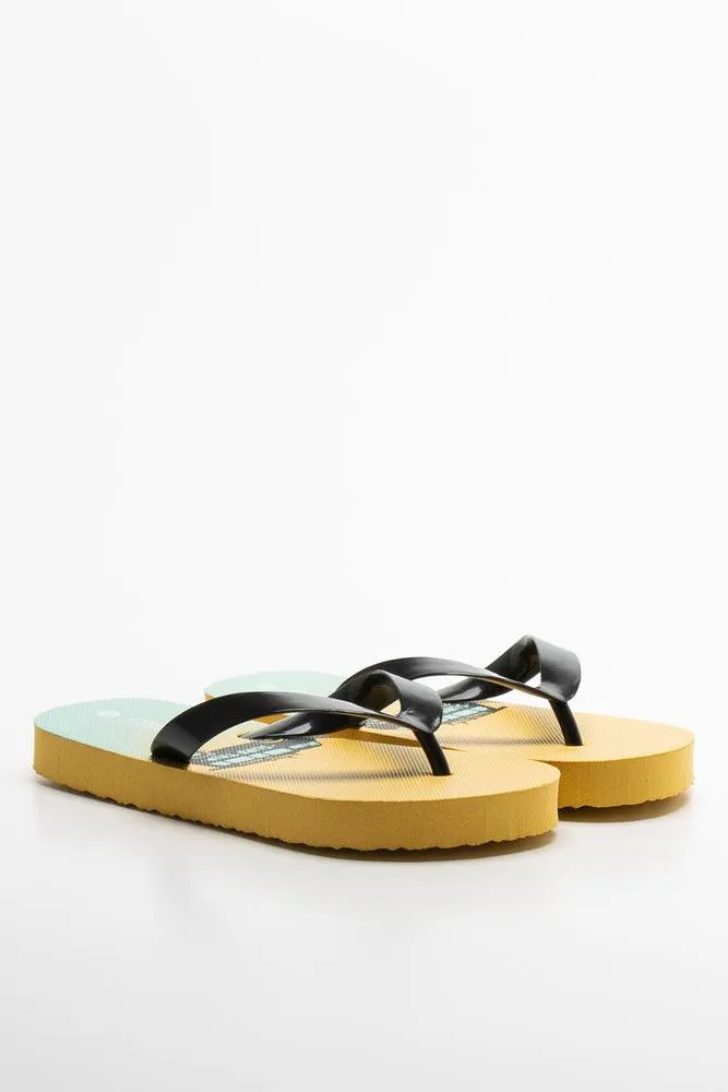 Flip flop yellow