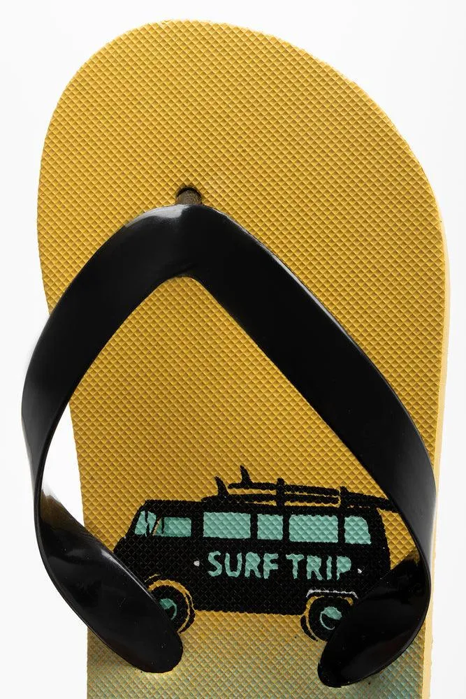 Flip flop yellow